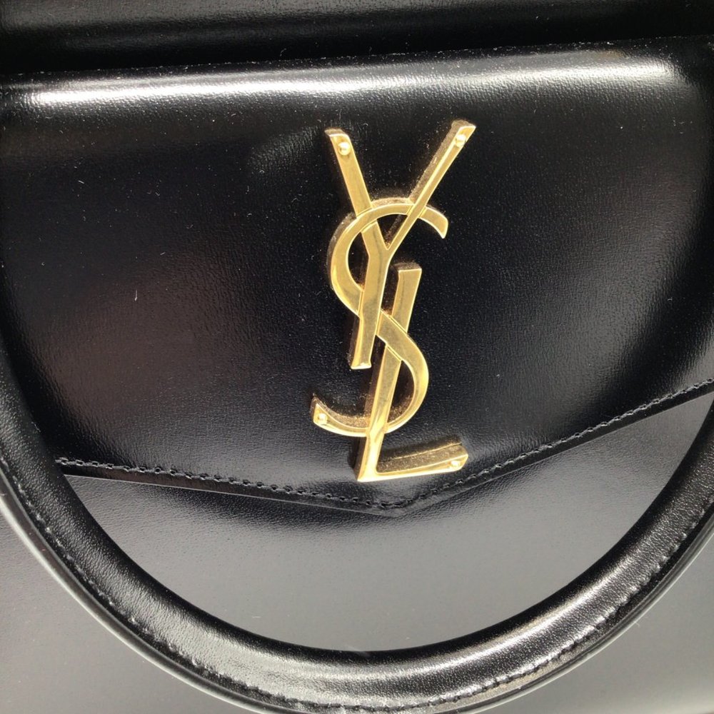 SAINT LAURENT BLACK LEATHER MEDIUM UPTOWN HANDBAG - Picture 5 of 9